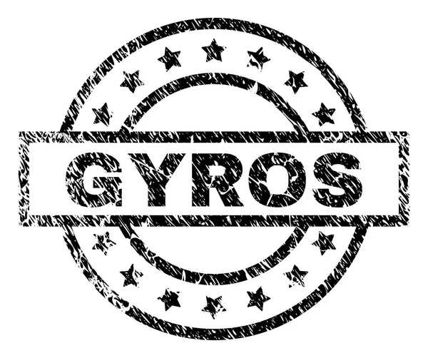 Çizik dokulu Gyros damga mühür