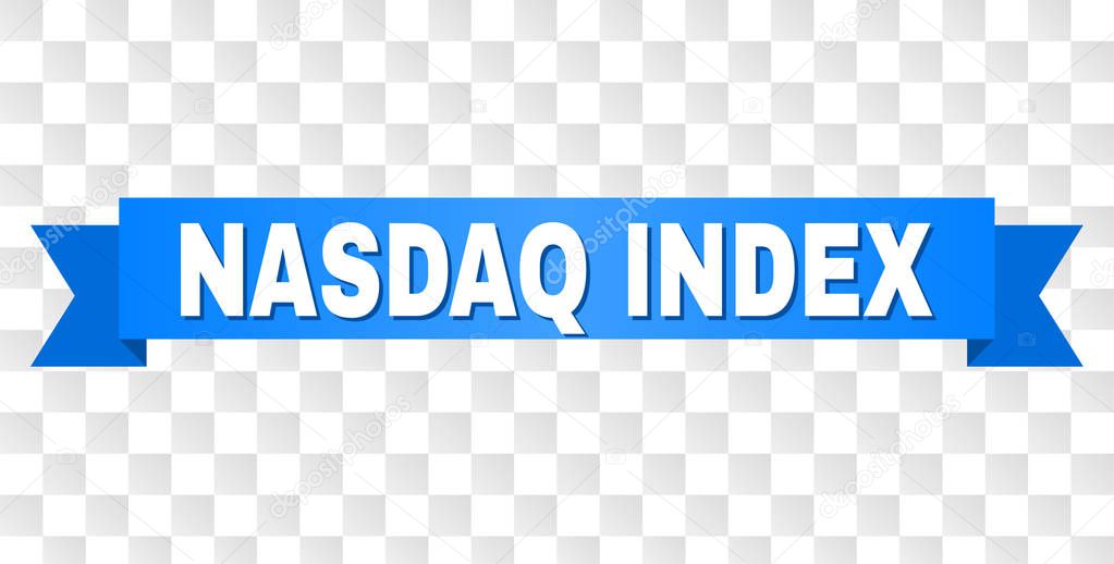 Blue Tape with NASDAQ INDEX Text