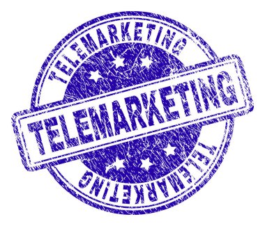Dokulu Telemarketing damga mühür çizik