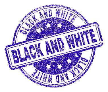 Siyah ve beyaz damga mühür grunge dokulu