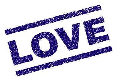 Grunge aşk damga mühür dokulu