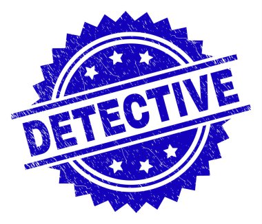 Dokulu Dedektif damga mühür çizik