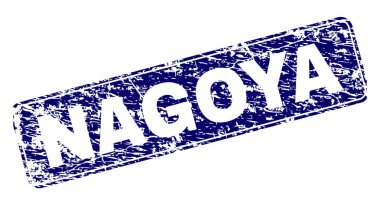 Yuvarlatılmış dikdörtgen damga çizilmiş Nagoya çerçeveli