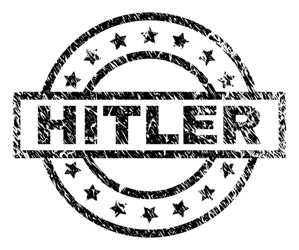 Selo de selo HITLER texturizado Grunge —  Vetores de Stock