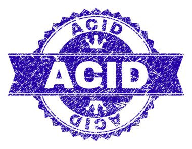 Kurdele ile dokulu asit damga mühür çizik