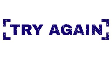 Çizik dokulu deneyin yeniden damga mühür köşeler arasında