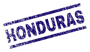 Grunge Honduras damga mühür dokulu