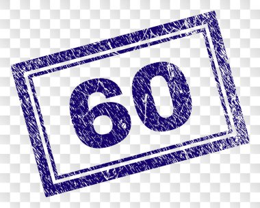 Çizik 60 dikdörtgen damgası