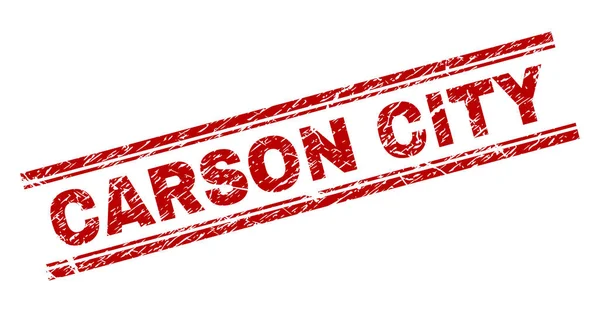 Carson City damga mühür grunge dokulu