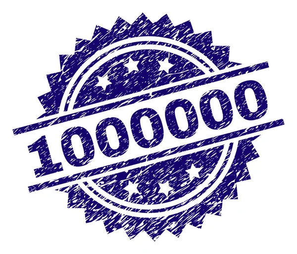 Grunge textura 1000000 sello sello — Vector de stock