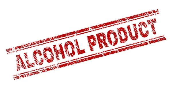 Грандж текстурований ALCOHOL PRODUCT штамп ущільнення — стоковий вектор