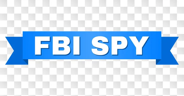 Fita azul com texto espião do FBI —  Vetores de Stock
