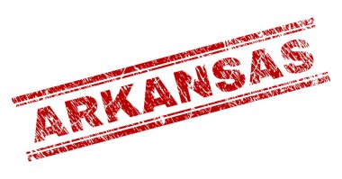 Grunge Arkansas damga mühür dokulu