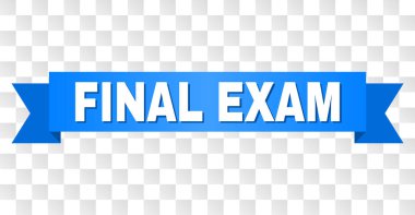 Final sınavı başlık ile mavi şerit