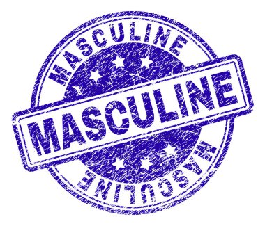 Dokulu erkeksi damga mühür çizik