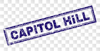 Çizik Capitol Hill dikdörtgen damgası