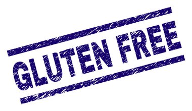 Dokulu Gluten ücretsiz damga mühür çizik