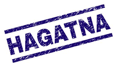 Hagåtña damga mühür grunge dokulu