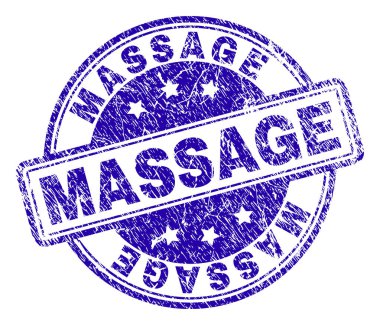 Dokulu masaj damga mühür çizik