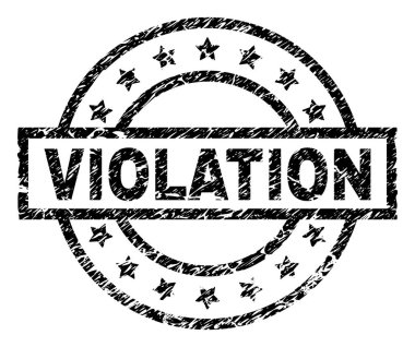 Dokulu ihlali damga mühür çizik