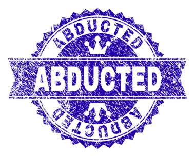 Damga mühür kurdele ile dokulu grunge kaçırıldı