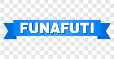 Mavi kurdele Funafuti başlık ile