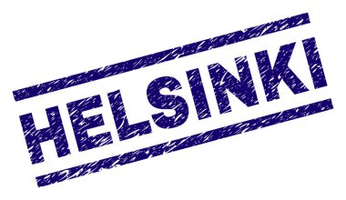 Dokulu Helsinki damga mühür çizik