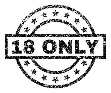 Grunge 18 tek damga mühür dokulu