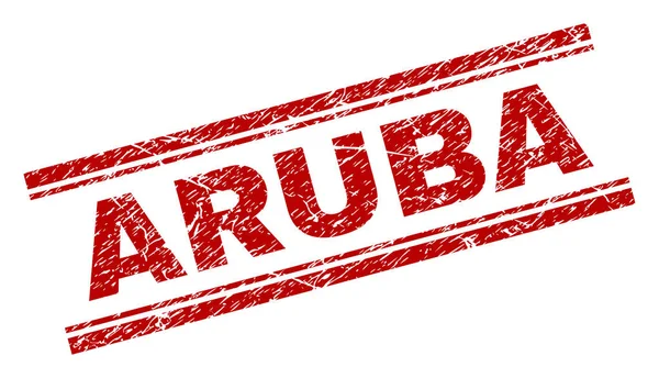 Grunge Aruba damga mühür dokulu