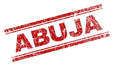 Dokulu Abuja damga mühür çizik