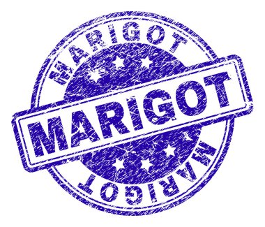 Grunge Marigot damga mühür dokulu