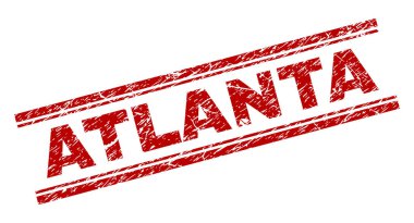 Grunge Atlanta damga mühür dokulu