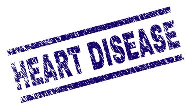 Grunge kalp hastalığı damga mühür dokulu