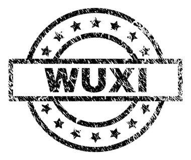 Grunge Wuxi damga mühür dokulu