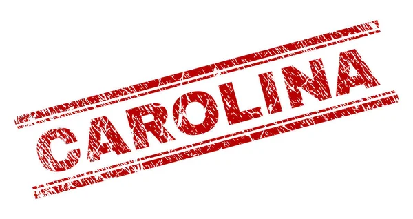 Grunge Sigillo francobollo CAROLINA strutturato — Vettoriale Stock