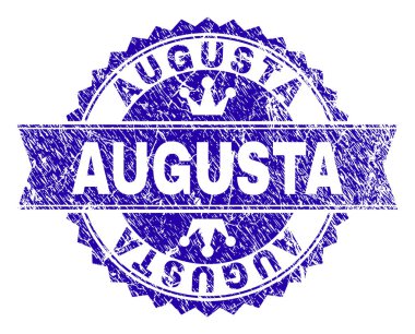 Grunge Augusta damga mühür kurdele ile dokulu