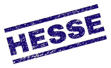 Dokulu Hesse damga mühür çizik