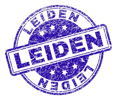 Grunge Leiden damga mühür dokulu