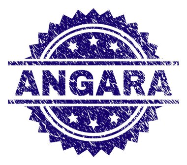 Grunge Angara damga mühür dokulu