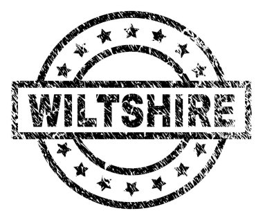 Grunge Wiltshire damga mühür dokulu