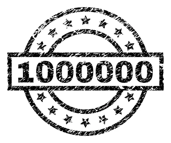 Grunge textura 1000000 sello sello — Vector de stock