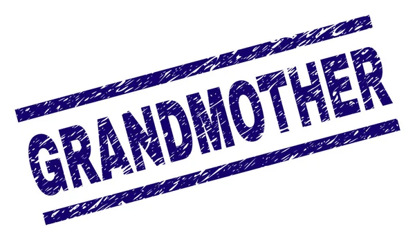 Grunge getextureerde grootmoeder stempel-zegel — Stockvector