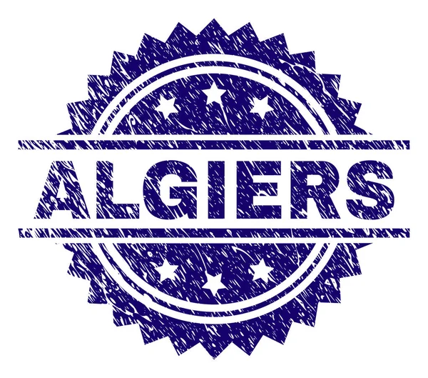 Dokulu Algiers damga mühür çizik