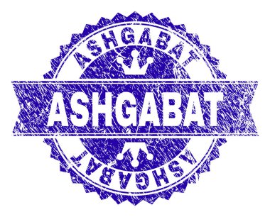Kurdele ile dokulu Aşkabat damga mühür çizik