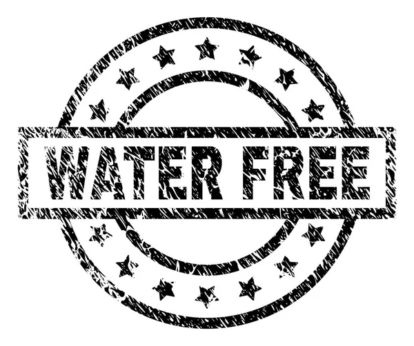 Água Free Selo Selo Marca Água Com Estilo Socorro Projetado — Vetor de Stock