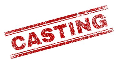 Grunge döküm damga mühür dokulu