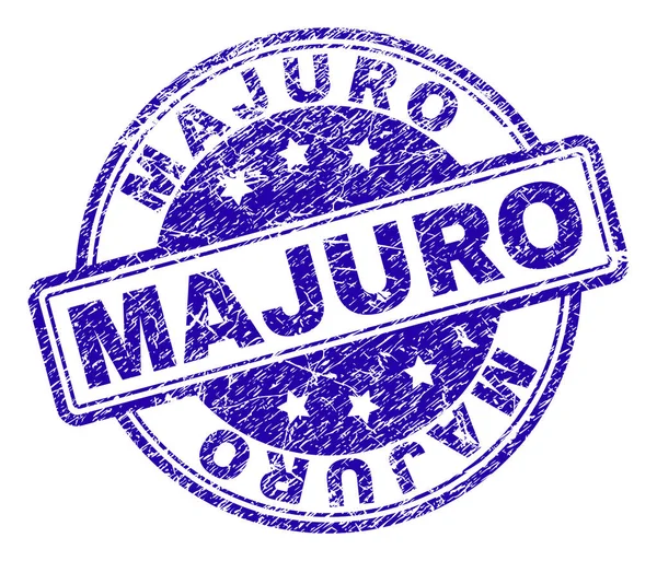 Grunge Textured MAJURO Stamp Seal — Stock Vector