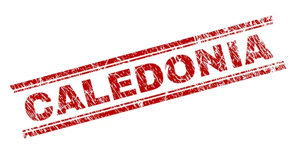 Grunge Caledonia damga mühür dokulu
