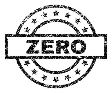 Grunge sıfır damga mühür dokulu