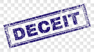 Çizik aldatma dikdörtgen damgası